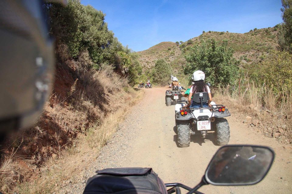 Marbella: Costa del Sol Shared Quad Tour - Rio Real Swim Stop: Cool Off in Crystal-Clear Water