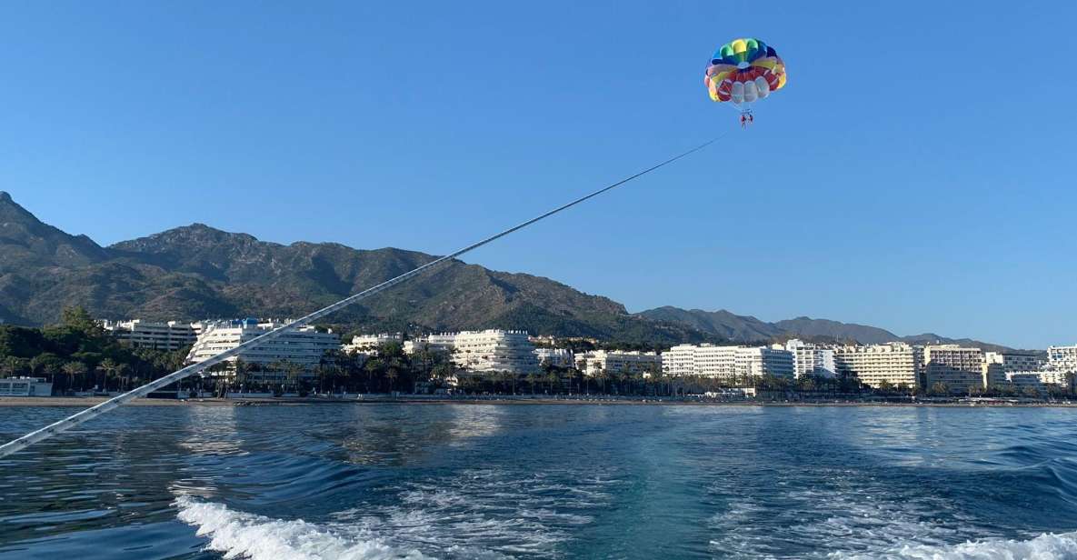 Marbella from the heights: Parasailing - Marbella Parasailing From the Port: What You Really Get in 15 Minutes