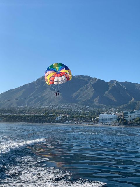 Marbella from the heights: Parasailing - Meeting the Team: Languages and the Confidence Factor