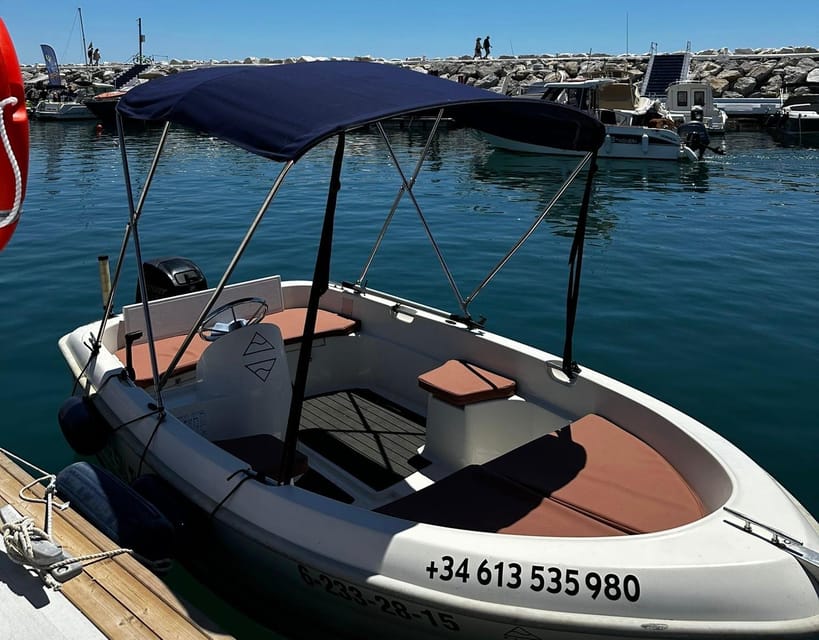 Marbella: Puerto Banús Boat Rental with No License Needed - Price and value: is $118 per group up to five worth it?