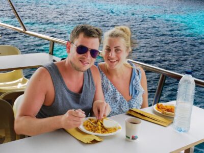 Menorca: Full-Day Boat Tour with Paella Lunch - Cala en Turqueta: the main swim stop you’ll actually remember