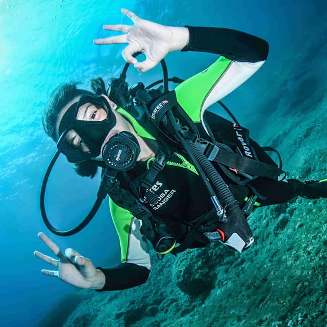 Menorca:Introducción al buceo en aguas cristalinas con fotos - How the timing works: 2.5 hours total vs 3 hours on the water plan