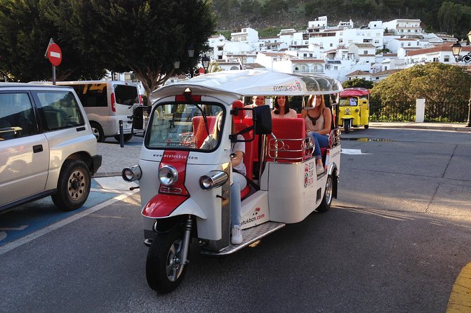 Mijas: Panoramic city tour in an electric Tuk Tuk - Meeting at Av. del Compás: Quick Logistics (Without the Stress)
