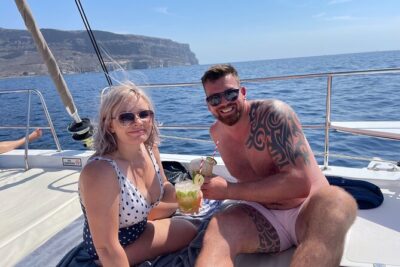 Morning cruise - Puerto Rico departure at 10:30: westbound cliffs, caves, and coastal views