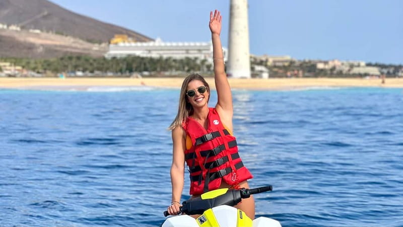 Morro Jable: Guided Jet Ski Safari (without license) - The no-license setup: how beginners get up to speed