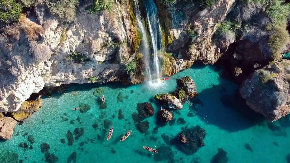 Nerja: Free Kayak Route along the cliffs of Nerja and Maro - Free-choice route: caves, Wolf Cave, and Maro’s natural waterfall