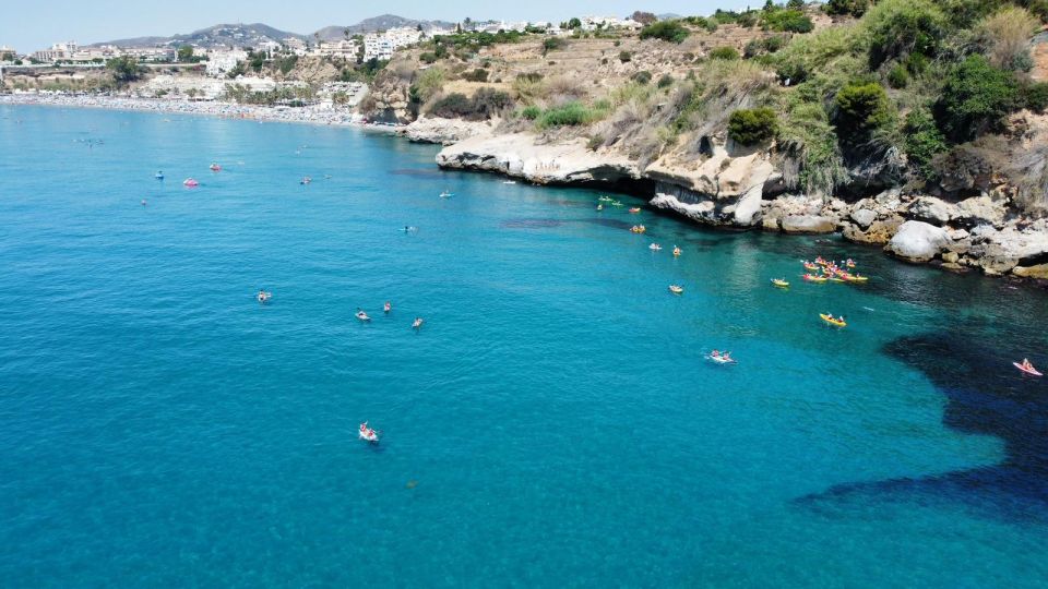 Nerja: Free Kayak Route along the cliffs of Nerja and Maro - The day-of experience: basics, autonomy, and beach logistics