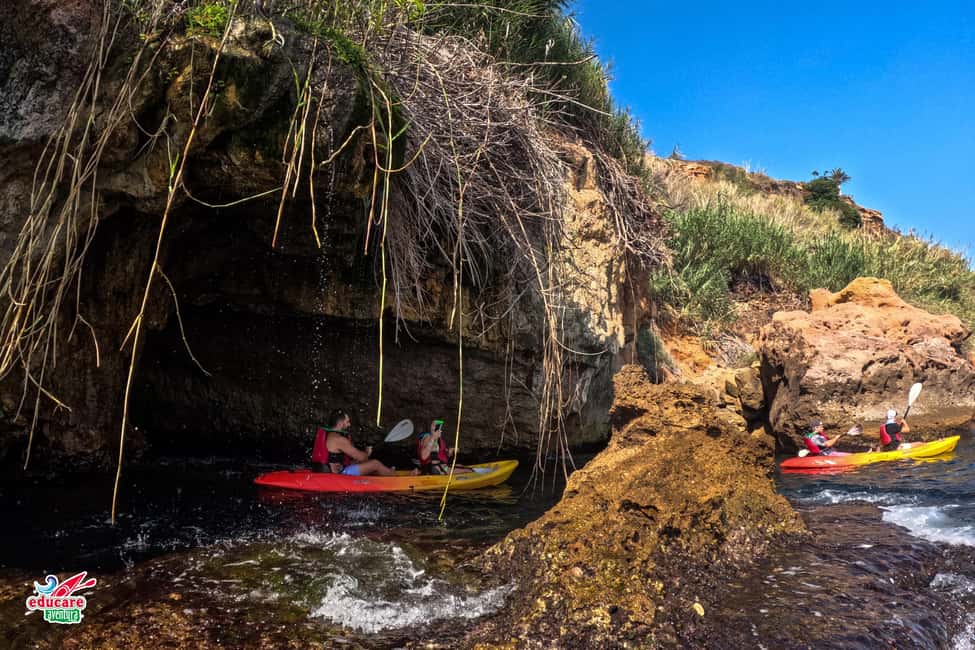 Nerja: Free kayaking route (without a tour guide). 2.5-hour tour. Nerja-Maro Waterfall. - What to bring (and what to leave behind) for a comfy paddle