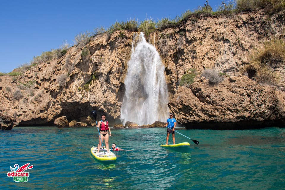 Nerja: Maro Waterfall Boat Trip with Paddleboarding & Drink - How the 4.5-hour rhythm works: coast views, then snorkeling, then Maro