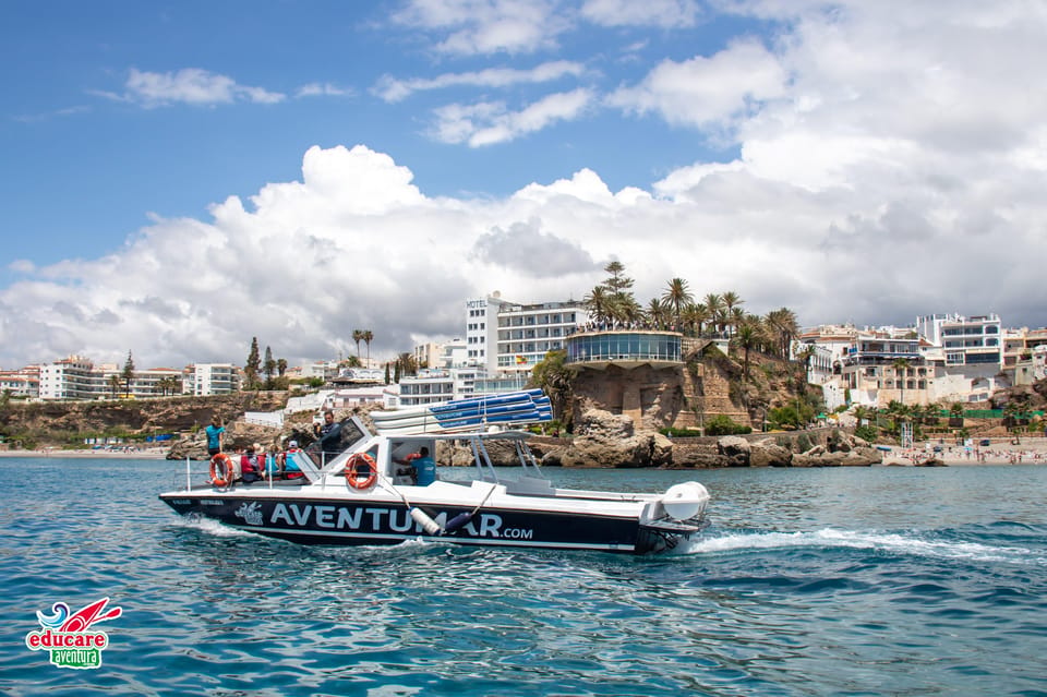 Nerja: Maro Waterfall Boat Trip with Paddleboarding & Drink - Crowd level at the waterfall: expect company, manage it well