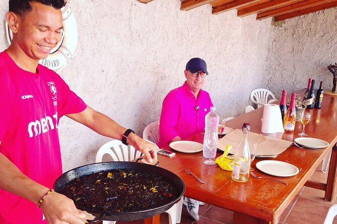 Paella Class, Winery & Bike Ride - Free Hotel Pickup from Sitges - Lunch, wine or cava, and what your appetite schedule should be
