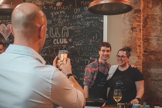 Paella Experience and Bottomless Wine in Barcelona - Welcome cava, chef energy, and what you learn fast