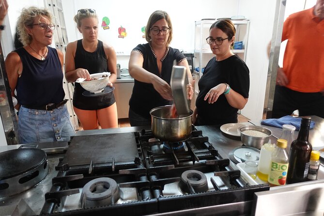 Paella & Sangria Class with Tapas and Market Visit - Tapas moment: the meal needs variety, not just one plate
