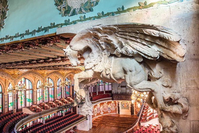 Palau de la Musica Catalana Admission Ticket with Audioguide - Live sound bonuses: rehearsals, organ, and the acoustic effect