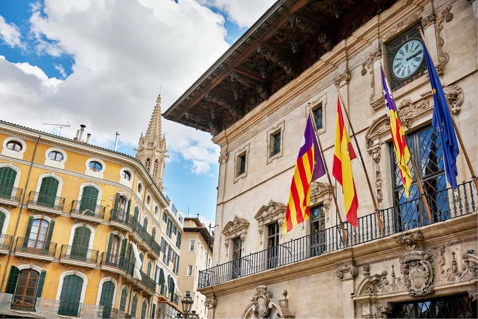 Palma de Mallorca: Walking Tour, Cathedral & Local Tasting - Finishing at Plaça de la Drassana: capstone by the waterfront