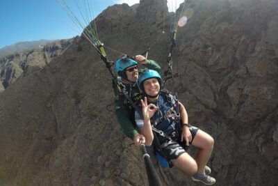 Paragliding Tandem Flight over Costa Adeje with FREE pick up!!! - Before Takeoff: Harness, Helmet, and a Real Safety Setup