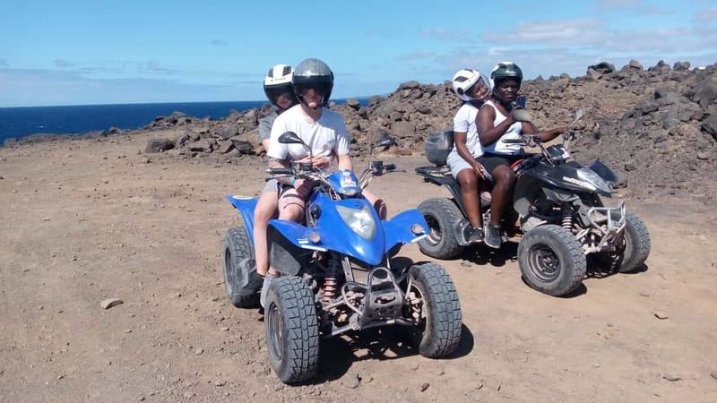 Playa Blanca: Guided Quad Bike Tour - The coastal drive and quick photo/video breaks