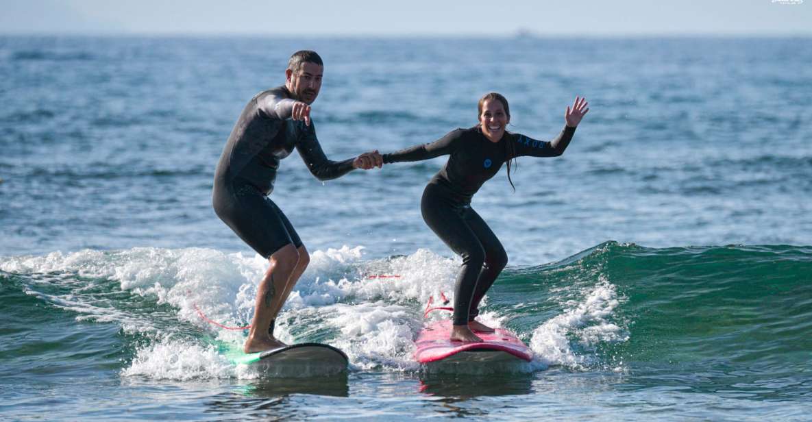 Playa de las Américas: Private or Small-Group Surf Lesson - Tenerife surf lesson basics in Playa de las Américas