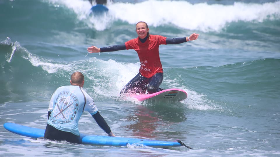 Playa de Las Americas: Surfing Group Lesson +13 Years old - Practical Tips for Your Best Session