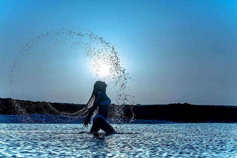 Popcorn Beach, Isla de Lobos y Dunas: ¡Popcorn Beach! - Corralejo Natural Park dunes: play time on volcanic sand