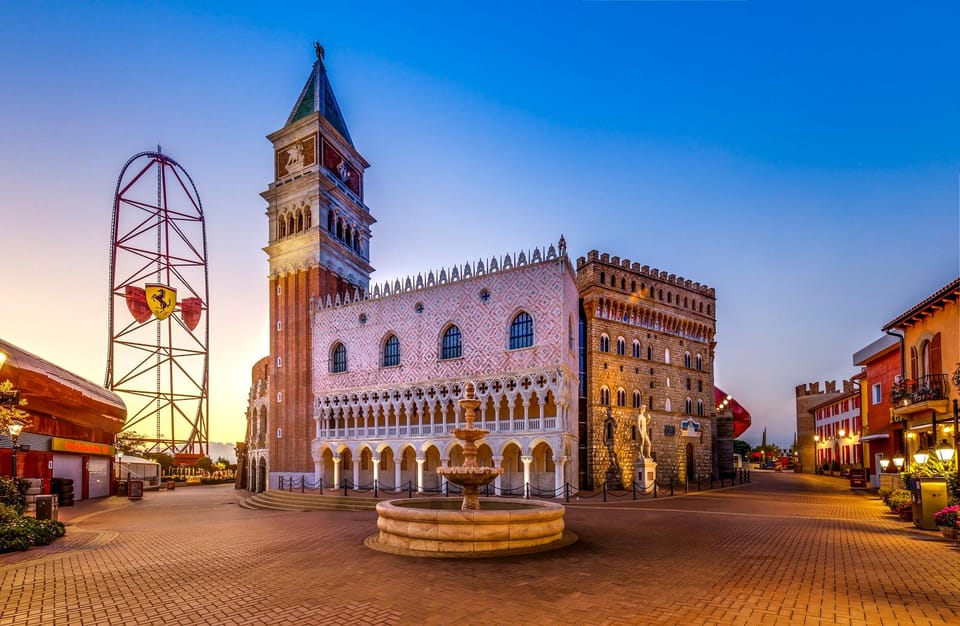 PortAventura and Ferrari Land: Full-Day Trip from Barcelona - Barcelona Pickup at Estació del Nord and How the Day Flows