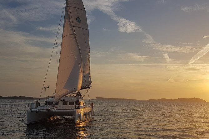 Private Catamaran Beach Hopping in Ibiza - Full-day sailing to Cala Comte, then Conejera for that last water hit