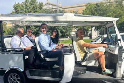 Privately Guided Panoramic Tour in Yellow Tuk Tuk from Madrid - Price and what $60.34 per person really buys