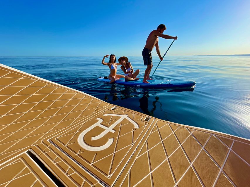 Puerto Banús by Sailboat: Discover Marbella’s Luxury Coast - Swimming, paddleboarding, and snorkeling only when conditions are safe