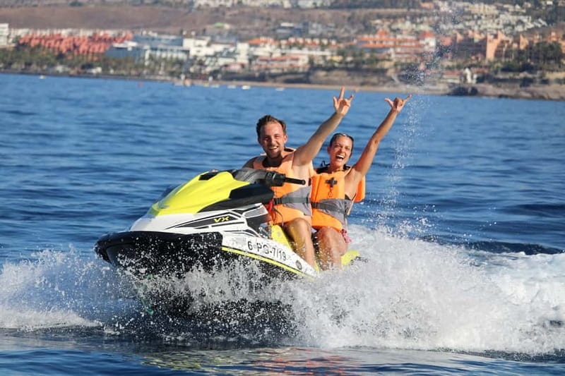 Puerto Colón: Tenerife Coast Jet Ski Tour with Photos - The Yamaha jet ski and the safety briefing that actually matters