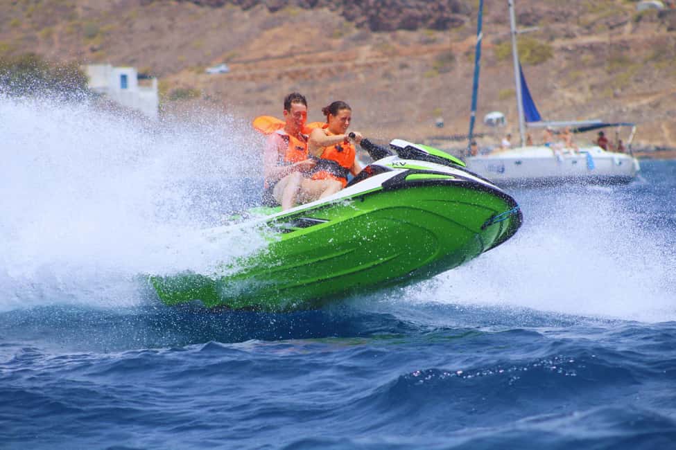 Puerto Colón: Yamaha Jet Ski Tour Along Tenerife's Coast - What happens between the brief and your first real ride
