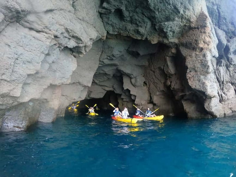 Puerto Mogán: Guided Adventure Kayak Tour in Caves & Snorkel - Puerto de Mogán Mogán Caves: What This Tour Really Feels Like