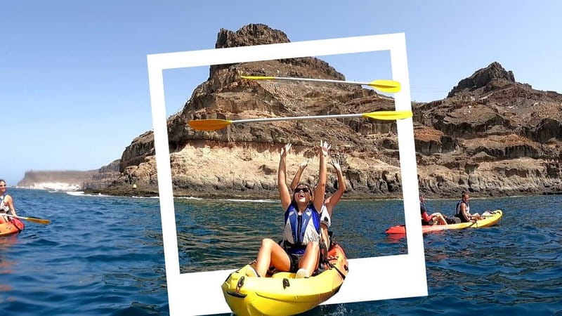 Puerto Mogán: Guided Adventure Kayak Tour in Caves & Snorkel - The On-Water Lesson: How You Learn Without Making It Feel Like School