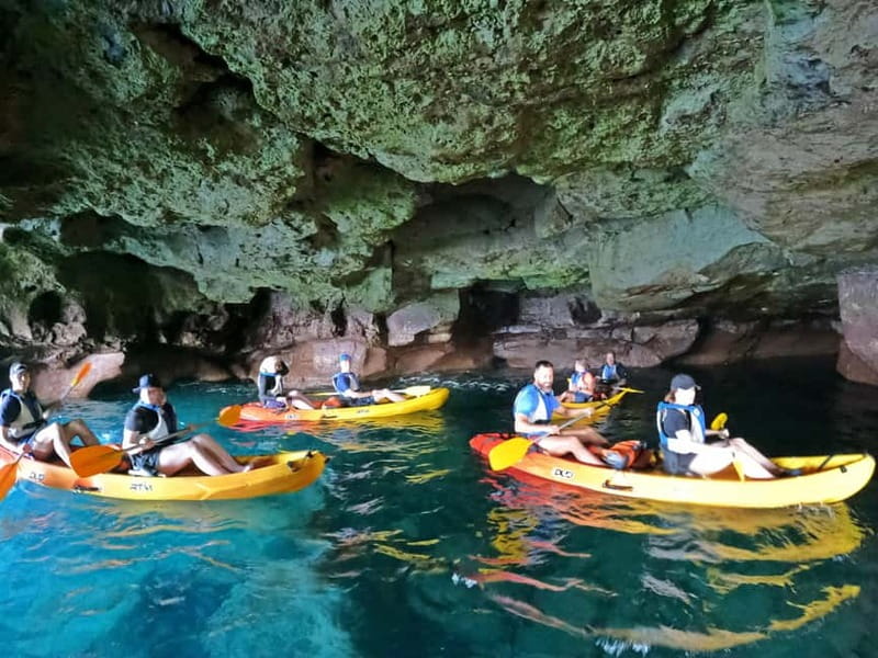 Puerto Mogán: Guided Adventure Kayak Tour in Caves & Snorkel - Optional Cliff Jumping: Choose Adrenaline, Not Pressure
