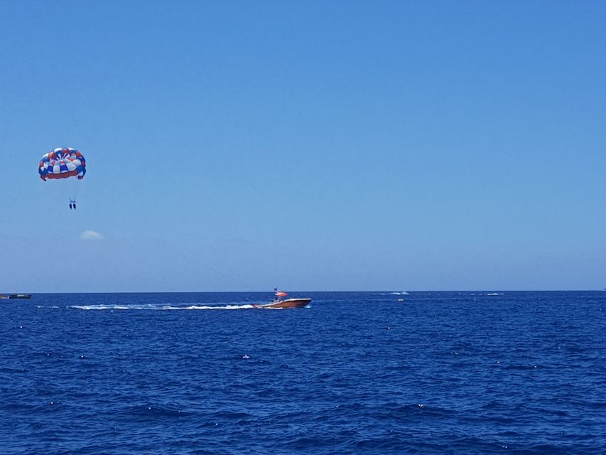 Puerto Rico de Gran Canaria : Parasailing - The boat ride setup: transfer, instructions, and that pre-flight vibe