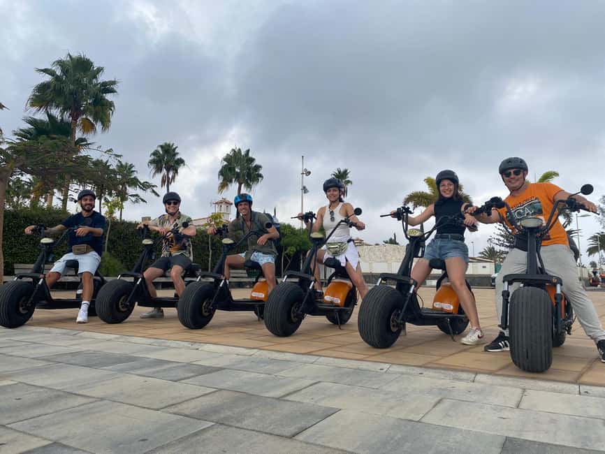 Rent e-Scooter 2 seat from 1 till 4 Hour: Explore Maspalomas - The Route Plan That Works: Dunes, Charca Lagoon, Botanical Park, and Meloneras