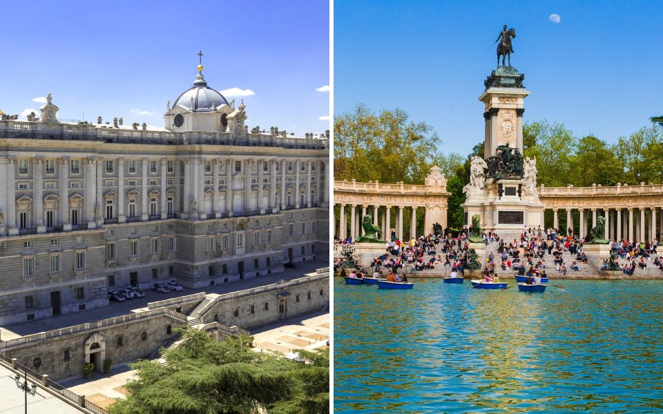 Royal Palace of Madrid Skip-the-Line and Retiro Park Tour - Meeting at Retiro Park: Puerta de la Independencia, Plaza Independencia