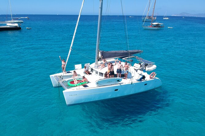 Sailing Catamaran Trip to Formentera from Ibiza - Playa de Ses Illetes: Long Swim Time and Eating Options
