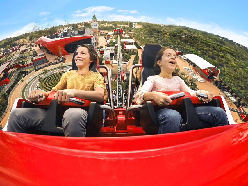 Salou: PortAventura, Ferrari Land, and Caribe Aquatic Entry - Accessibility and comfort for a better day