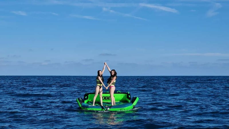 Salou: Private Inflatable Water Sofa Ride - Why This Inflatable Water Sofa Ride Feels Different in Salou