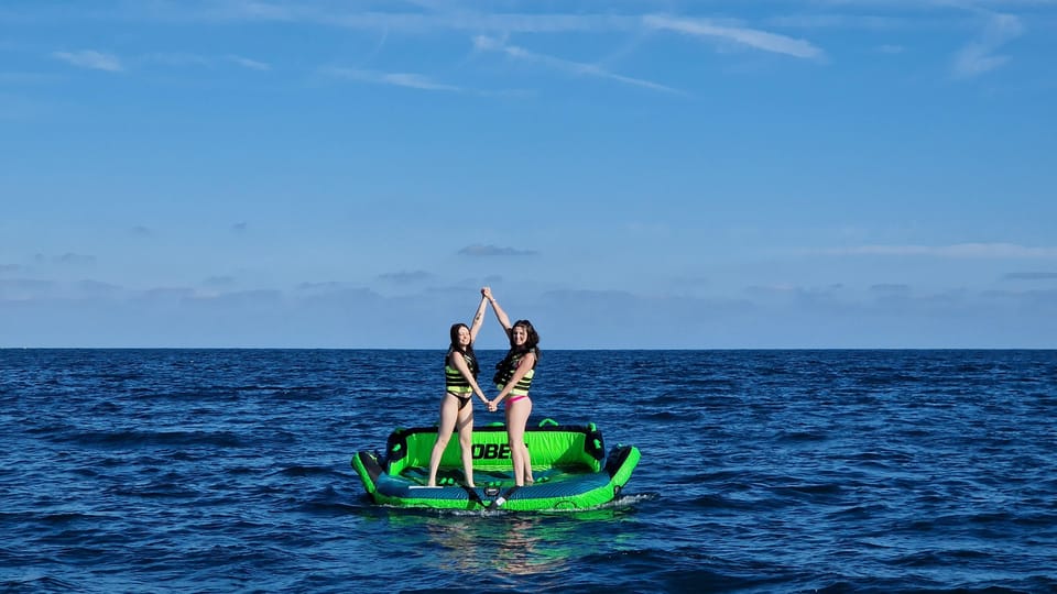 Salou: Private Inflatable Water Sofa Ride - Price and Value: Is $23 for 10 Minutes Worth It
