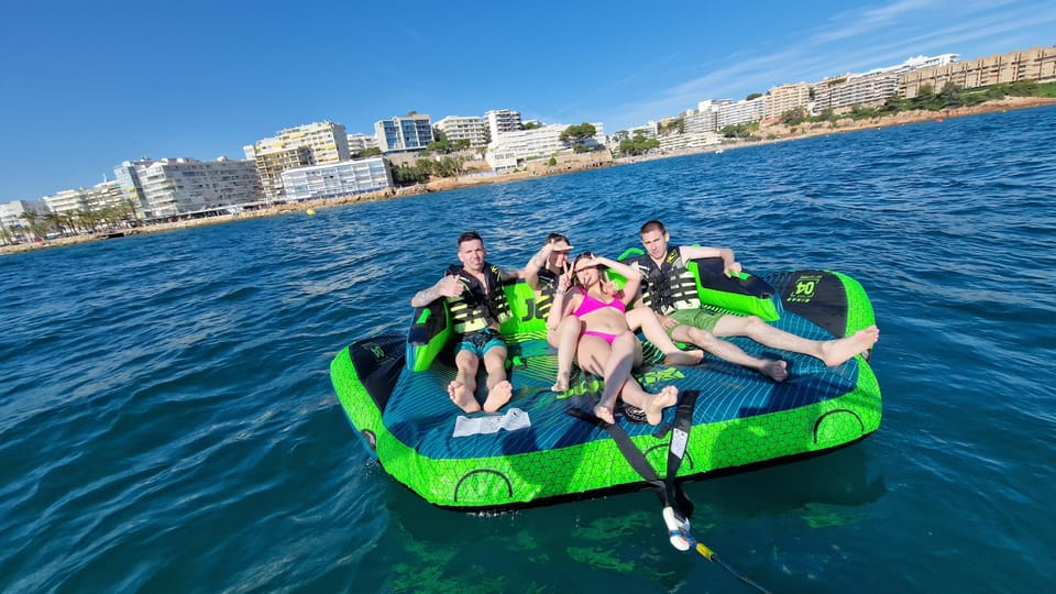 Salou: Private Inflatable Water Sofa Ride - How to Make the Ride More Comfortable (Without Killing the Fun)