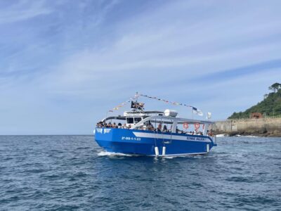 San Sebastian: Boat Tour with Stop at Santa Clara - Sailing past San Sebastián landmarks while you listen