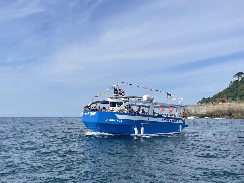San Sebastian: Boat Tour with Stop at Santa Clara - Sailing past San Sebastián landmarks while you listen