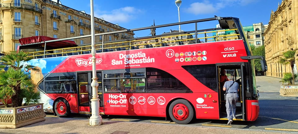 San Sebastian: Hop-On Hop-Off City Tour Bus - Audio guide and map: turning the ride into real understanding