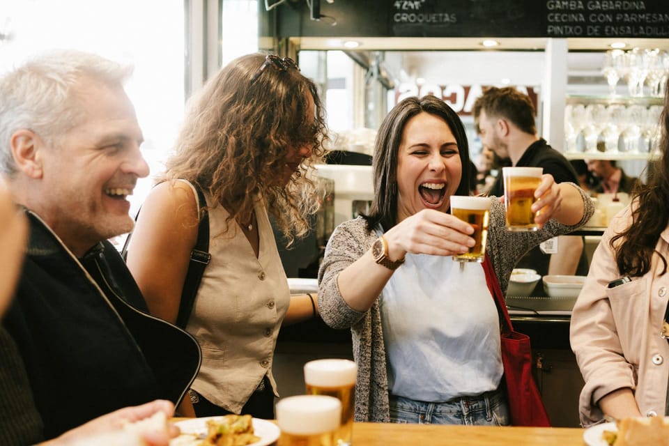 San Sebastian Like a Local: Evening Pintxos Tour - Cask cider and the pour you’ll want to copy