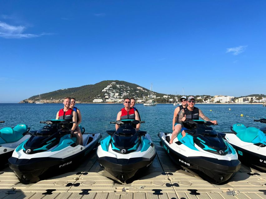 Santa Eulalia: Jet Ski Tour with Optional Dolphin Searching - 1-Hour Jet Ski Tour: swims, big-cove views, and Tagomago if conditions allow