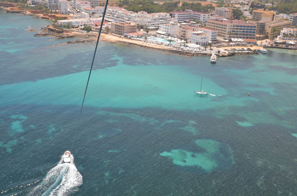 Santa Eulària des Riu: Parasailing Boat Cruise with Drinks - Es Canar to the north coast: the boat route you’ll want to notice