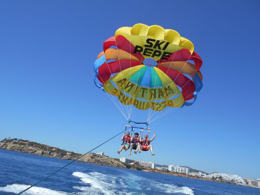 Santa Eulària des Riu: Parasailing Boat Cruise with Drinks - Safety facts that affect your decision (swimming and weight)