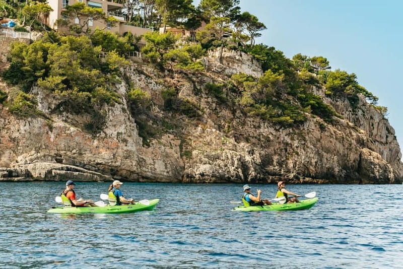 Santa Ponsa: Marine Reserve Kayak Tour - Swim and snorkeling breaks in clear reserve water