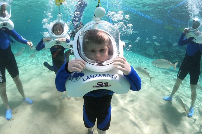 Sea Trek (exclusive in Lanzarote) - Underwater walking time: marine life you can actually watch